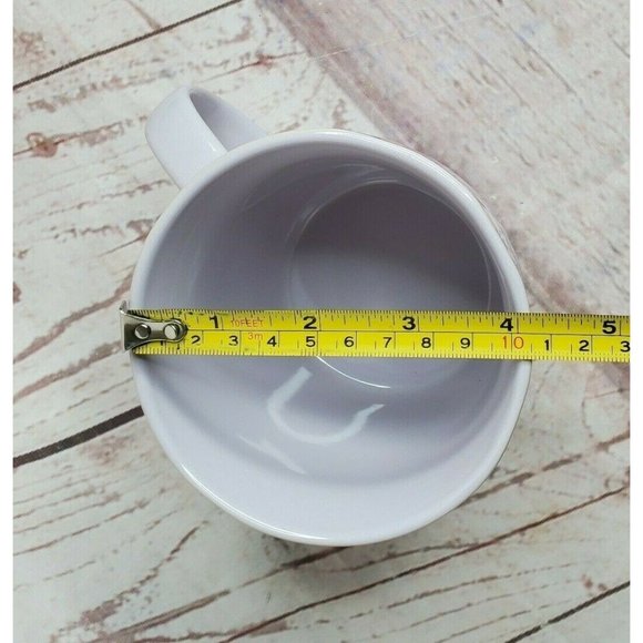 Prima Design Violet Women Silhouette Floral Hairpiece Graphic Design 4"x4" Mug - Picture 12 of 12